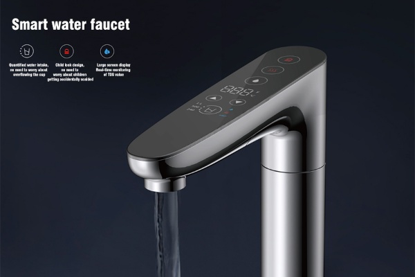 Faucet display module case sharing